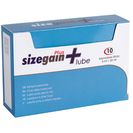 500 KOSMETIKPRODUKTER - SIZEGAIN PLUS GLIDEMIDDEL MED KOLD EFFEKT