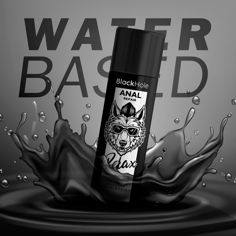 BLACK HOLE - ANAL REPARATION VANDBASERET AFSLAPNING MED HYALURON 100 ML