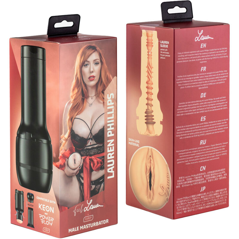 KIIROO - FEEL LAUREN PHILLIPS STARS KOLLEKTION STROKERS POWERBLOW KOMPATIBEL