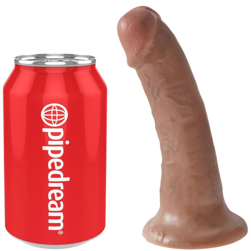 KONGE PIK - REALISTISK PENIS 15 CM KARAMEL