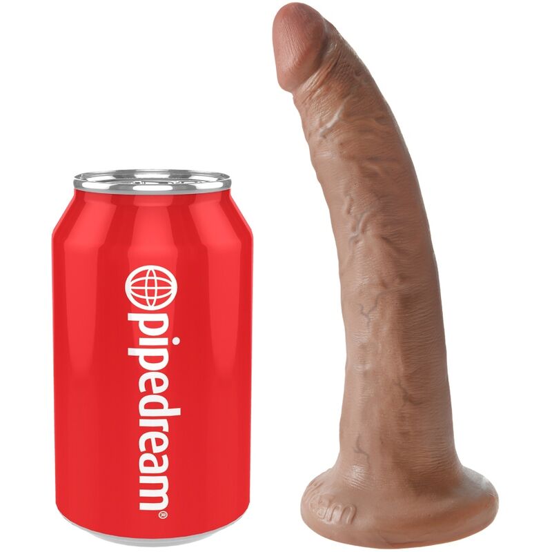 KONGE PIK - REALISTISK PENIS 17,5 CM KARAMEL