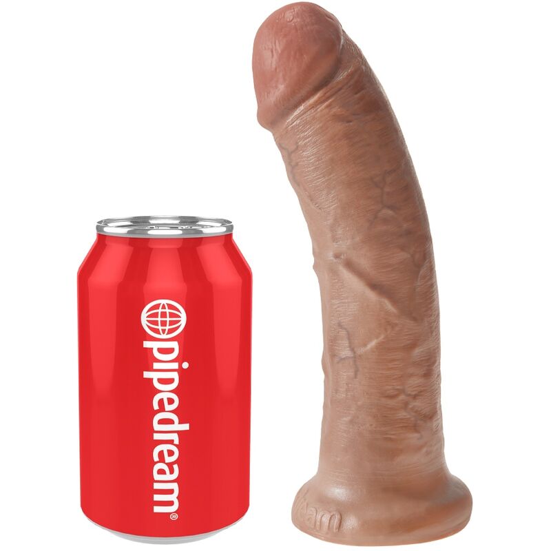KONGE PIK - REALISTISK PENIS 19,5 CM KARAMEL