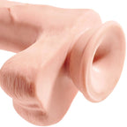 KONGE PIK - REALISTISK PENIS MED NØGLER 3D 24,8 CM LYS