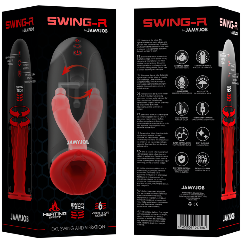 JAMYJOB - SWING-R VARMEEFFEKT, SWINGTEKNOLOGI OG VIBRATIONSMASTURBATOR