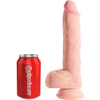 KONGE PIK - REALISTISK PENIS MED NØGLER 19,4 CM LET