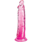 KONGE PIK - KLAR REALISTISK PENIS 19,7 CM LYSERØD