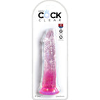 KONGE PIK - KLAR REALISTISK PENIS 19,7 CM LYSERØD