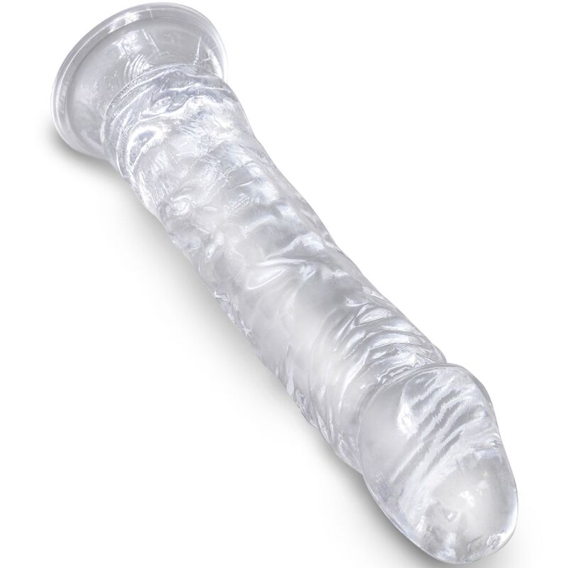 KONGE PIK - KLAR REALISTISK PENIS 19,7 CM TRANSPARENT