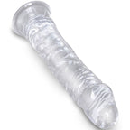 KONGE PIK - KLAR REALISTISK PENIS 19,7 CM TRANSPARENT