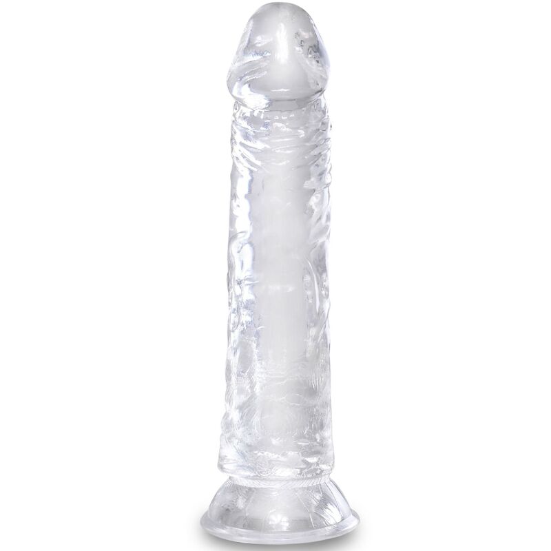 KONGE PIK - KLAR REALISTISK PENIS 19,7 CM TRANSPARENT