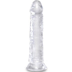 KONGE PIK - KLAR REALISTISK PENIS 19,7 CM TRANSPARENT