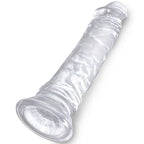 KONGE PIK - KLAR REALISTISK PENIS 19,7 CM TRANSPARENT