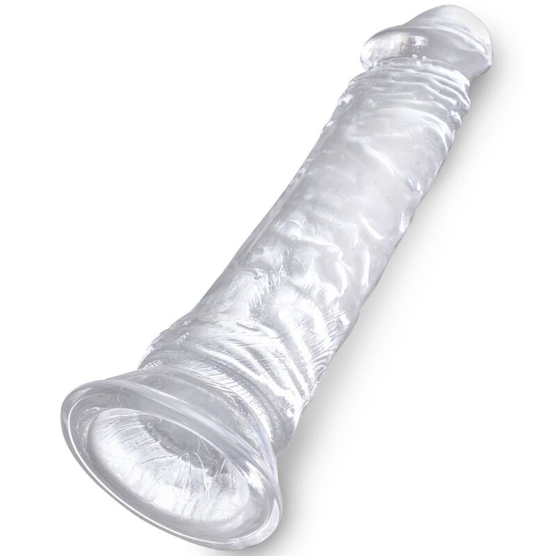 KONGE PIK - KLAR REALISTISK PENIS 19,7 CM TRANSPARENT