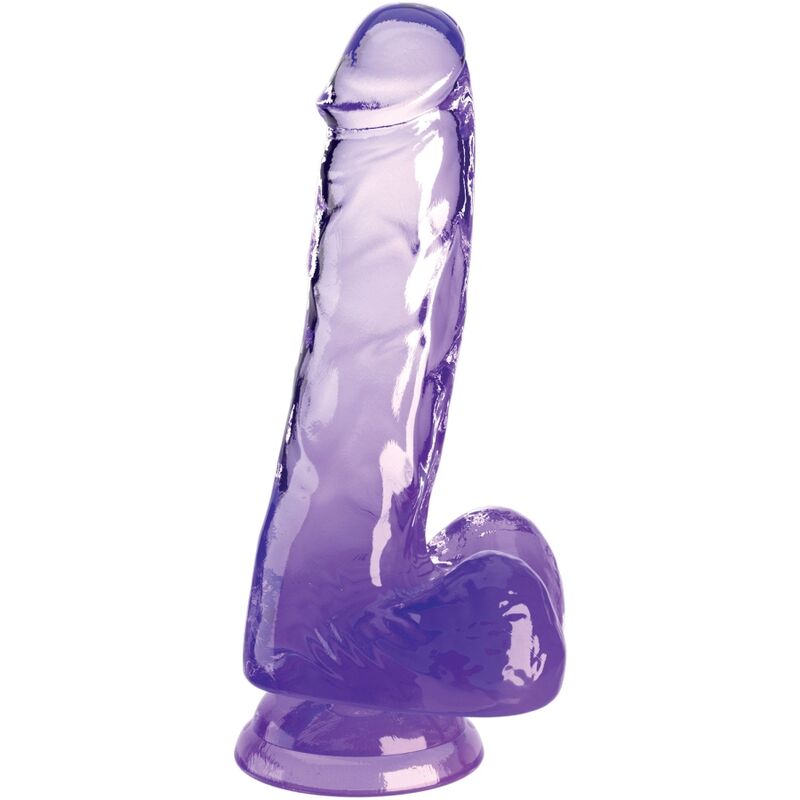 KONGE PIK - KLAR REALISTISK PENIS MED NØGLER 13,5 CM LILLA