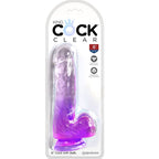 KONGE PIK - KLAR REALISTISK PENIS MED NØGLER 13,5 CM LILLA
