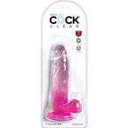 KONGE PIK - KLAR REALISTISK PENIS MED NØGLER 15,2 CM LYSERØD