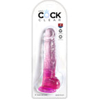 KONGE PIK - KLAR REALISTISK PENIS MED NØGLER 16,5 CM LYSERØD
