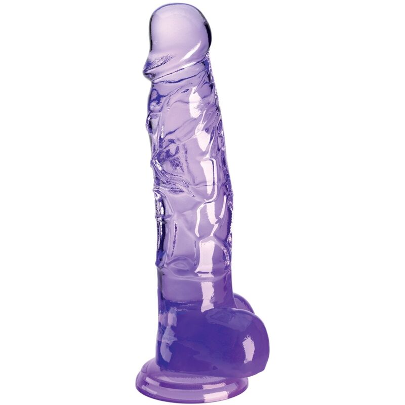 KONGE PIK - KLAR REALISTISK PENIS MED NØGLER 16,5 CM LILLA