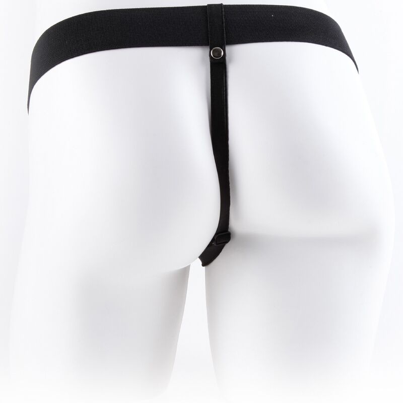 FETISH FANTASY SERIE - JUSTERBAR SELE MED FJERNBETJENING OG REALISTISK PENIS MED TESTIKLE 17,8 CM