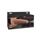 FETISH FANTASY SERIE - JUSTERBAR SELE REALISTISK PENIS MED NØDDER, DER SPRØJTER 19 CM