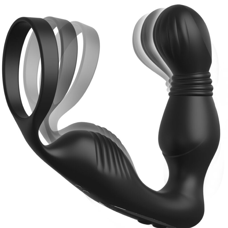 ANAL FANTASY ELITE COLLECTION - VIBRERENDE OG GENOPLADELIG PROSTATAMASSAGEAPPARAT