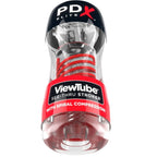 PDX ELITE - STROKER VISNINGSRØR 2 SPIRAL KOMPRESSION TRANSPARENT