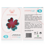 INTIMICHIC - MENSTRUATIONSKOP I MEDICINSK SILIKONE - STØRRELSE S