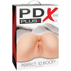 PDX PLUS - PERFEKT 10-NØVET DOBBELT INDGANG MASTURBATOR