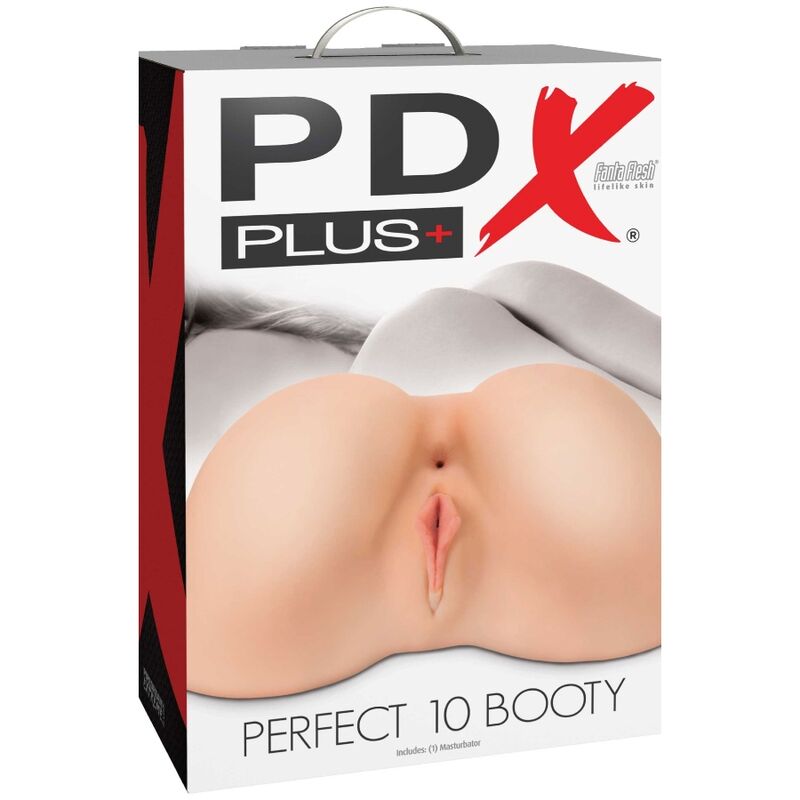 PDX PLUS - PERFEKT 10-NØVET DOBBELT INDGANG MASTURBATOR