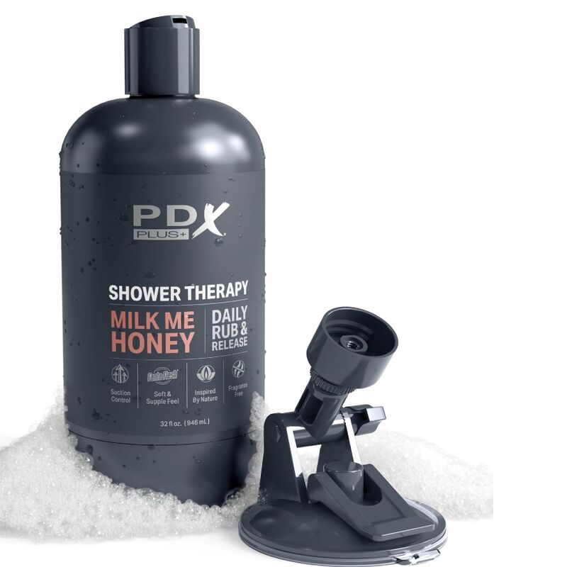PDX PLUS - STROKER MASTURBATOR DISKRET FLASKEDESIGN MILK ME HONEY CANDY SHAMPOO