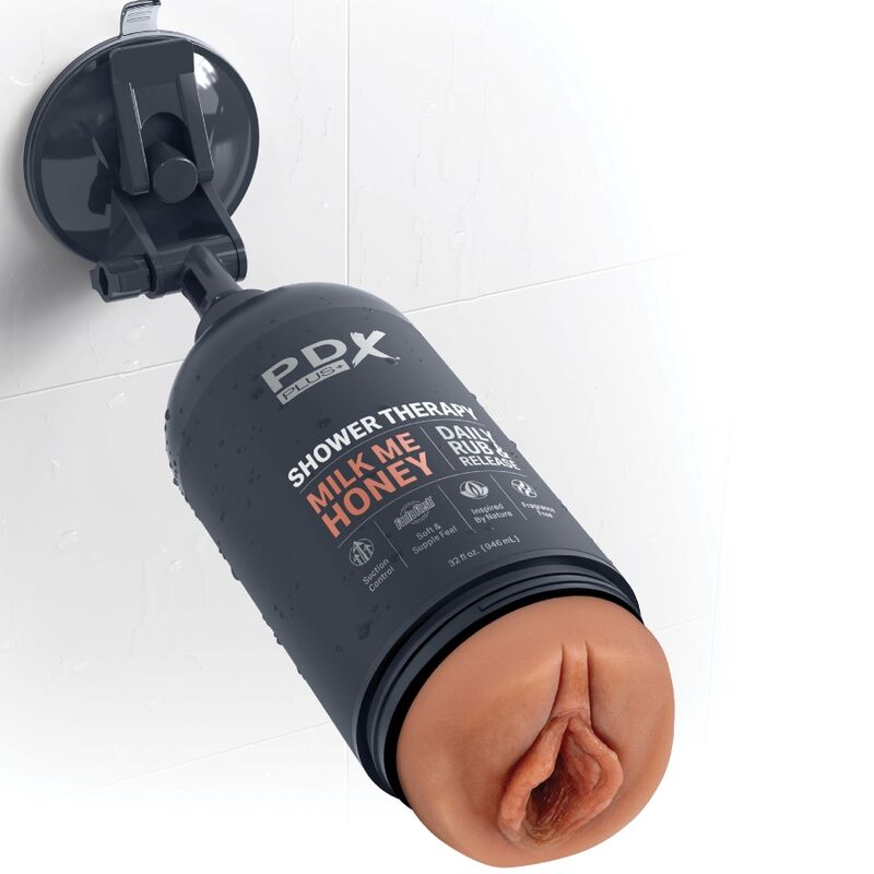 PDX PLUS - STROKER MASTURBATOR DISKRET FLASKEDESIGN MILK ME HONEY CANDY SHAMPOO