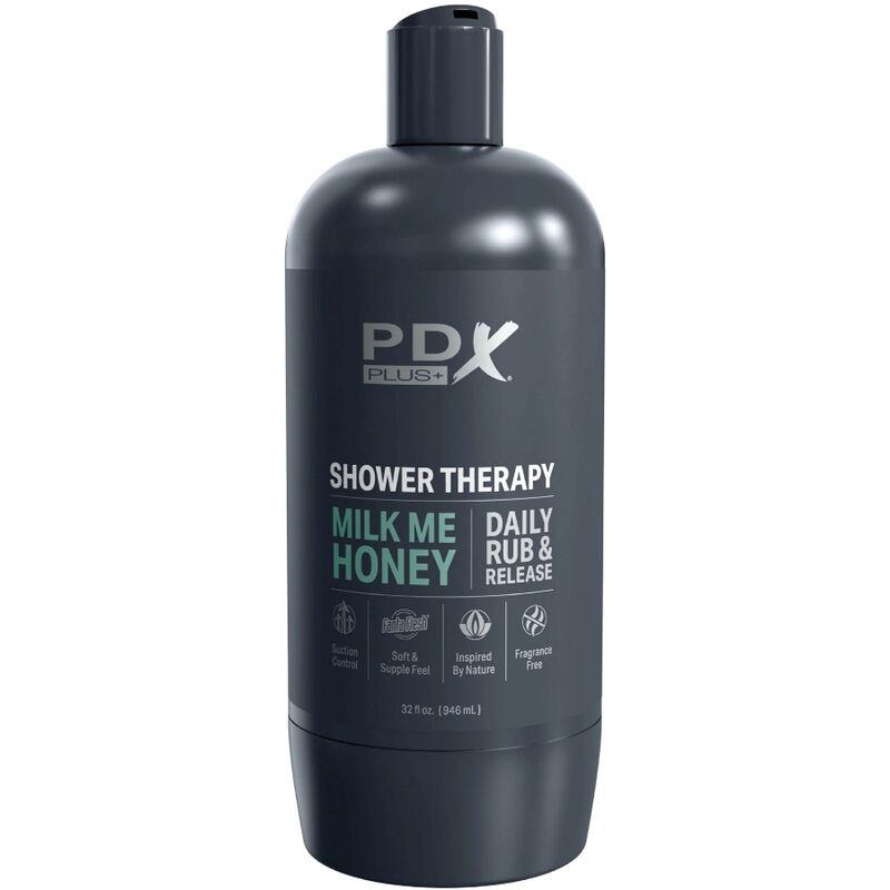 PDX PLUS - STROKER MASTURBATOR DISKREET DESIGN AF MILK ME HONEY SHAMPOO FLASKE