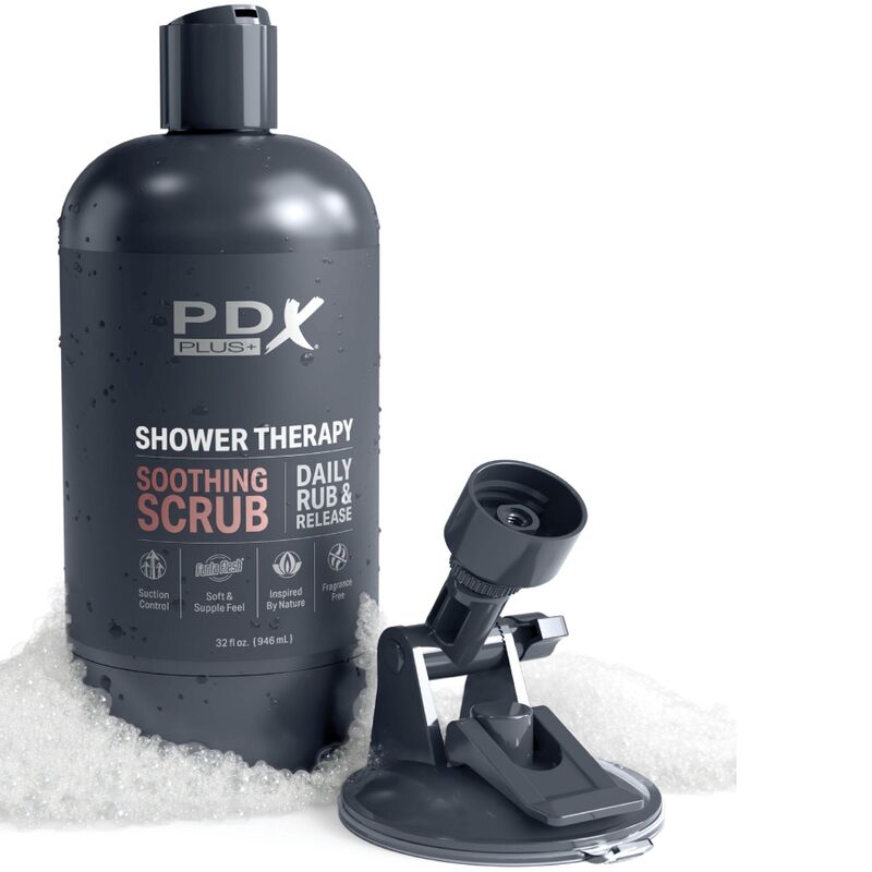 PDX PLUS - STROKER MASTURBATOR DISKREET FLASKEDESIGN BEROIGENDE SKRUB SLIKSHAMPOO