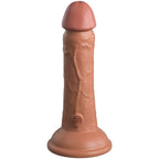 KING COCK - ELITE REALISTISK SILIKONE DILDO 15,2 CM KARAMEL