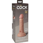 KING COCK - ELITE REALISTISK SILIKONE DILDO 15,2 CM