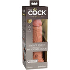 KING COCK - ELITE REALISTISK SILIKONE DILDO 20,3 CM KARAMEL
