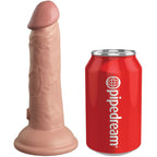 KING COCK - ELITE REALISTISK DILDO VIBRERENDE & SILIKONE 15,2 CM