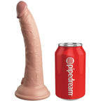 KING COCK - ELITE REALISTISK DILDOVIBRATOR & SILIKONE FJERNBETJENING 17,8 CM