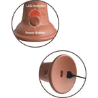 KING COCK - ELITE REALISTISK DILDO VIBRERENDE & SILIKONE 20,3 CM KARAMEL