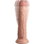 KING COCK - ELITE REALISTISK DILDOVIBRATOR & SILIKONE FJERNBETJENING 23 CM