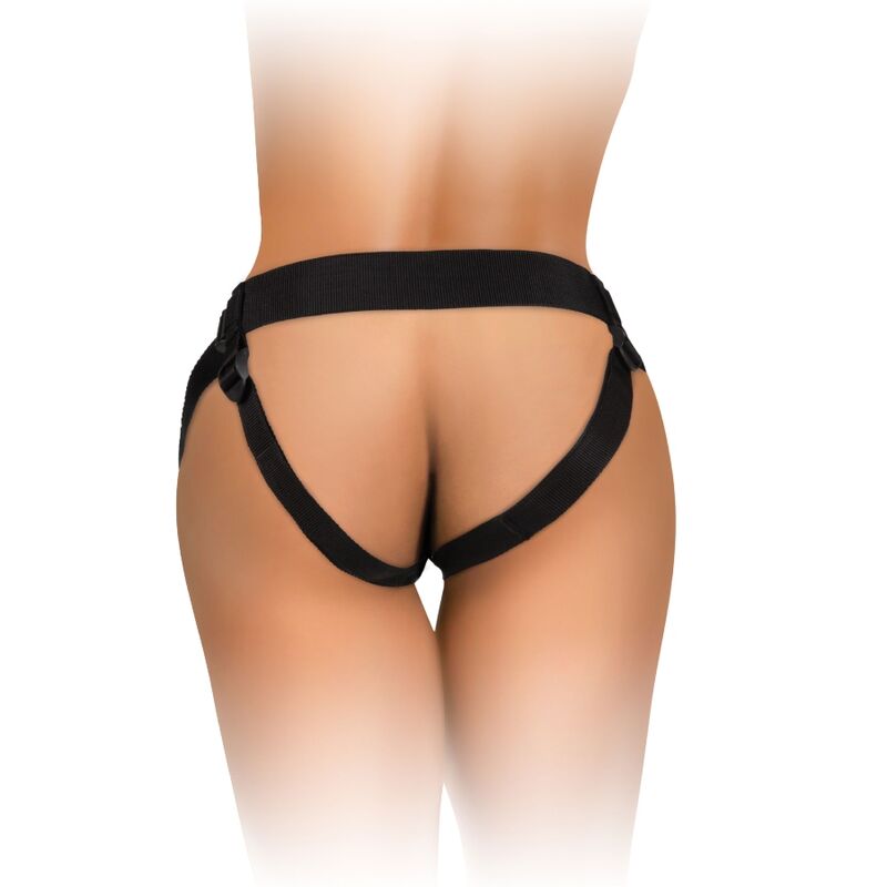 KING COCK - ELITE KOMFY JUSTERBAR SELE MED DILDO 17,8 CM