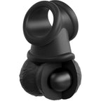 KING COCK - ELITE DELUXE JUSTERBAR SELEKIT RING MED TESTIKLE & DILDO 20,3 CM