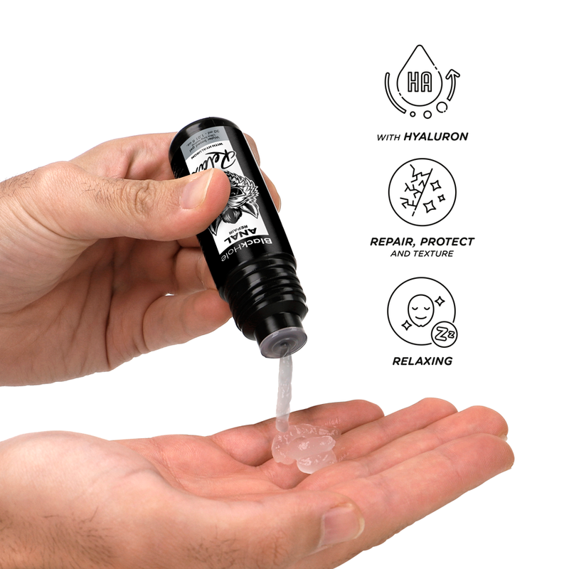 BLACK HOLE - ANAL REPARATION VANDBASERET AFSLAPNING MED HYALURON 30 ML