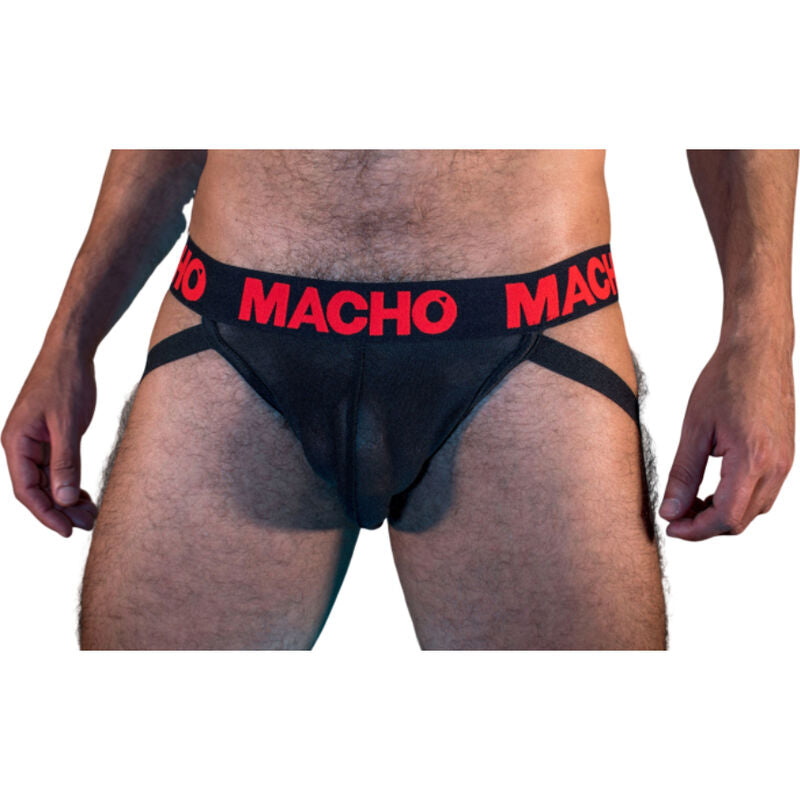 MACHO - MX26X2 JOCKET SORT/RØD XL
