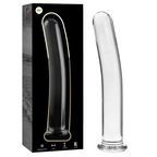 NEBULA-SERIEN FRA IBIZA - MODEL 9 DILDO BOROSILIKATGLAS KLAR 15,5 CM -O- 2,5 CM