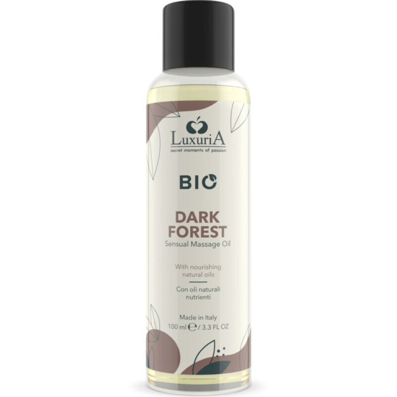 INTIMATELINE LUXURIA - BIO MØRK SKOV MASSAGEOLIE 100 ML