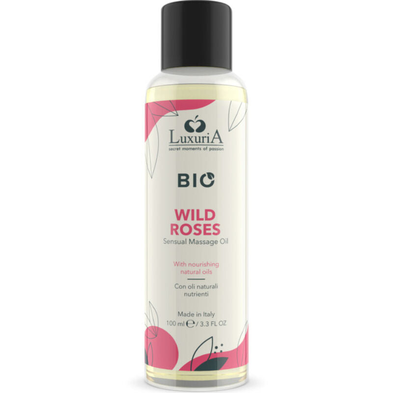 INTIMATELINE LUXURIA - BIO MASSAGEOLIE MED VILDE ROSER 100 ML