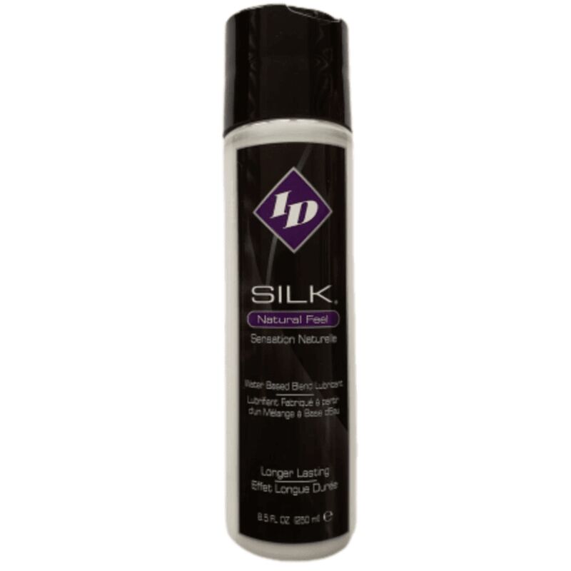ID SILK - FØL NATURLIGT VAND- OG SILIKONEBASERET GLIDEMIDDEL 250 ML