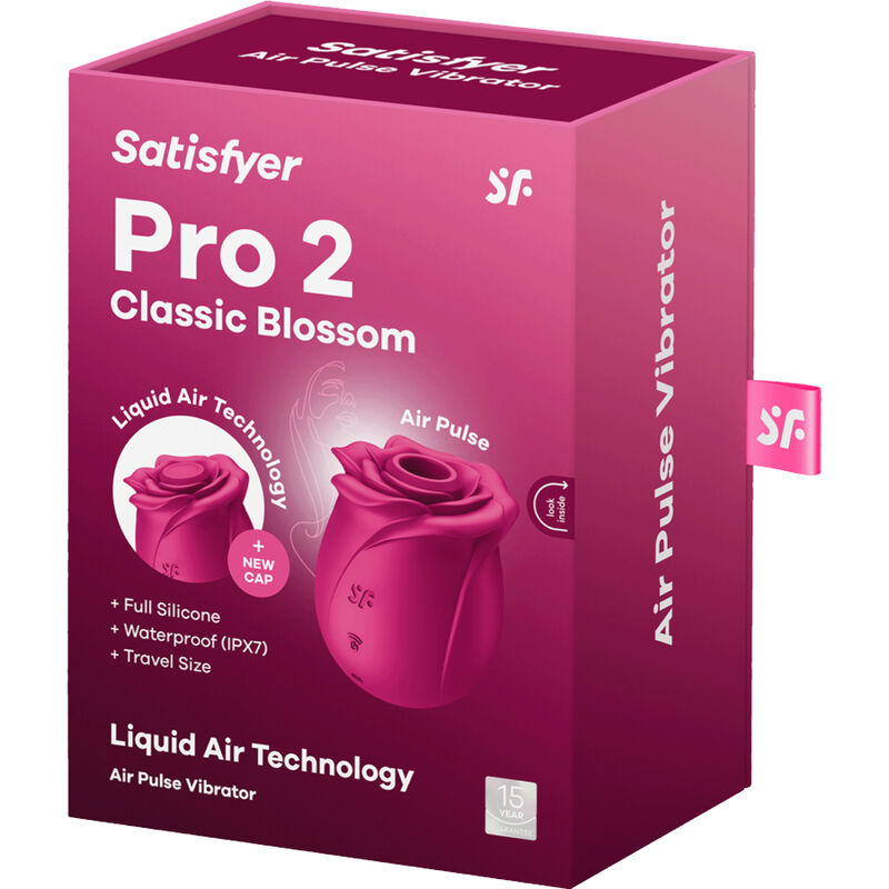 SATISFYER - AIR PULSE PRO 2 KLASSISK BLOMSTVIBRATOR
