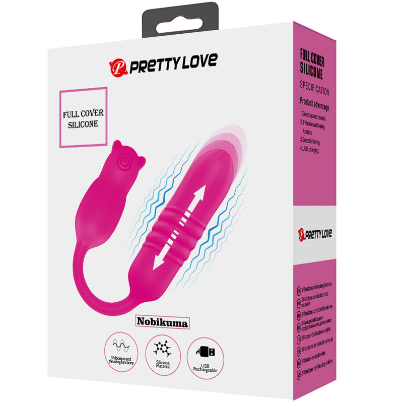 PRETTY LOVE - NOBIKUMA PINK SILIKONE VIBRERENDE KUGLET